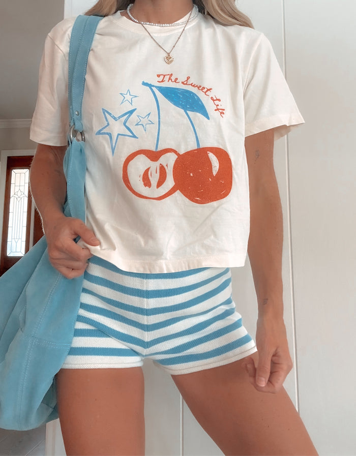 Cherry Apple Boxy Tee