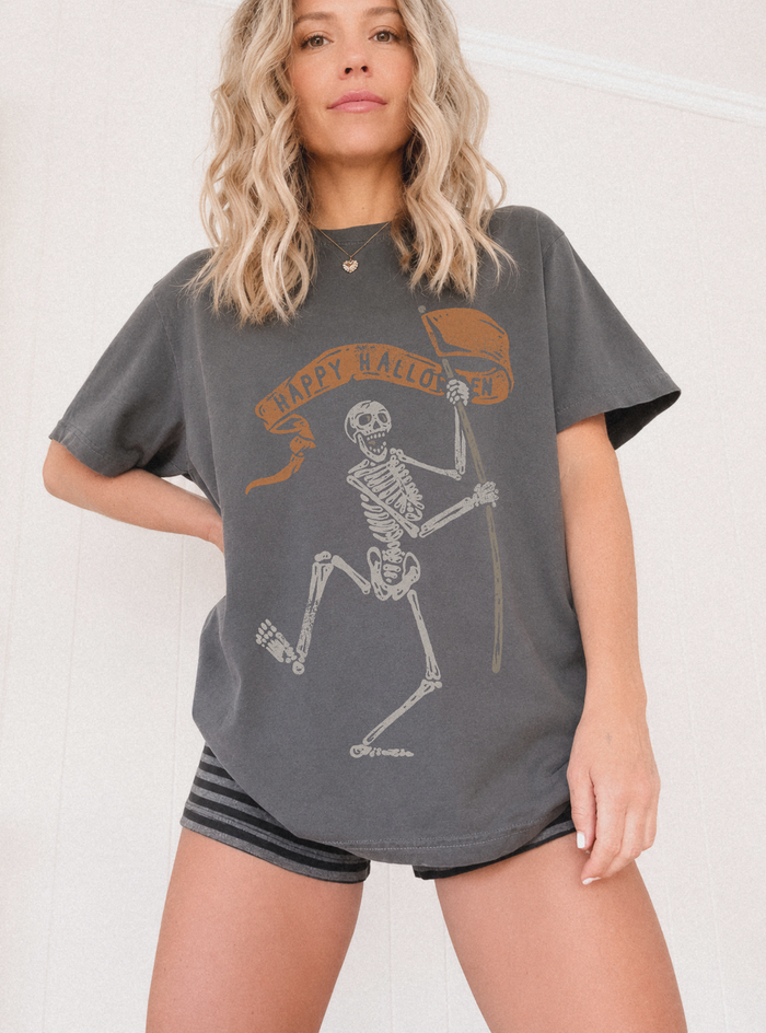 Happy Halloween Skeleton Tee