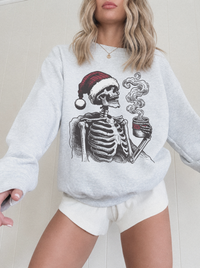 Skeleton Christmas Coffee Crew