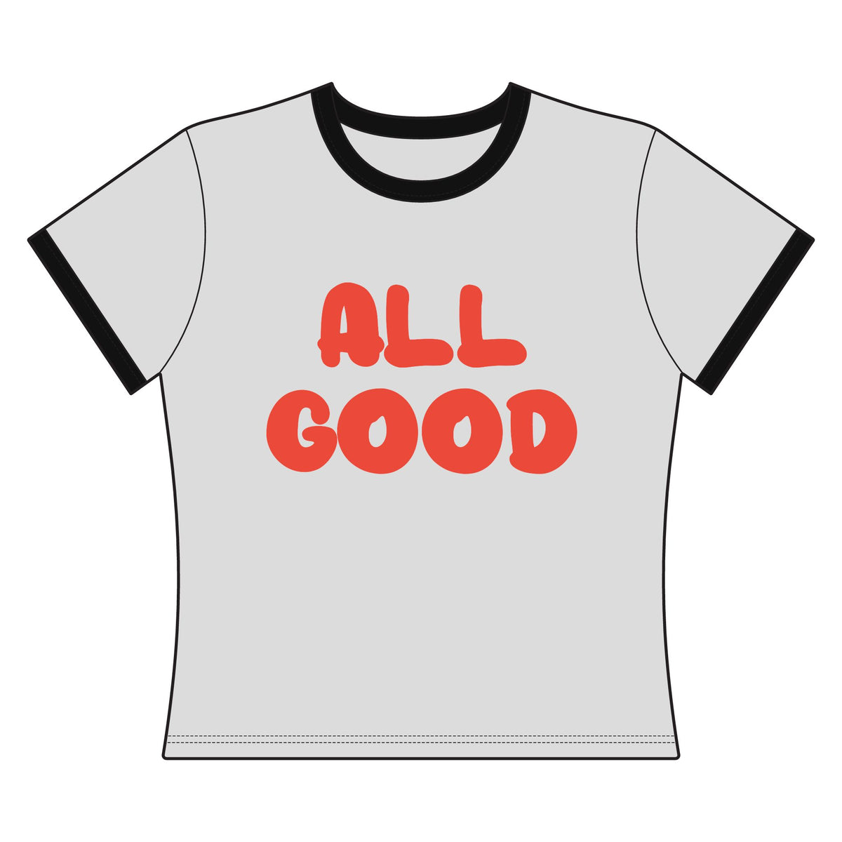 All Good Ringer Tee