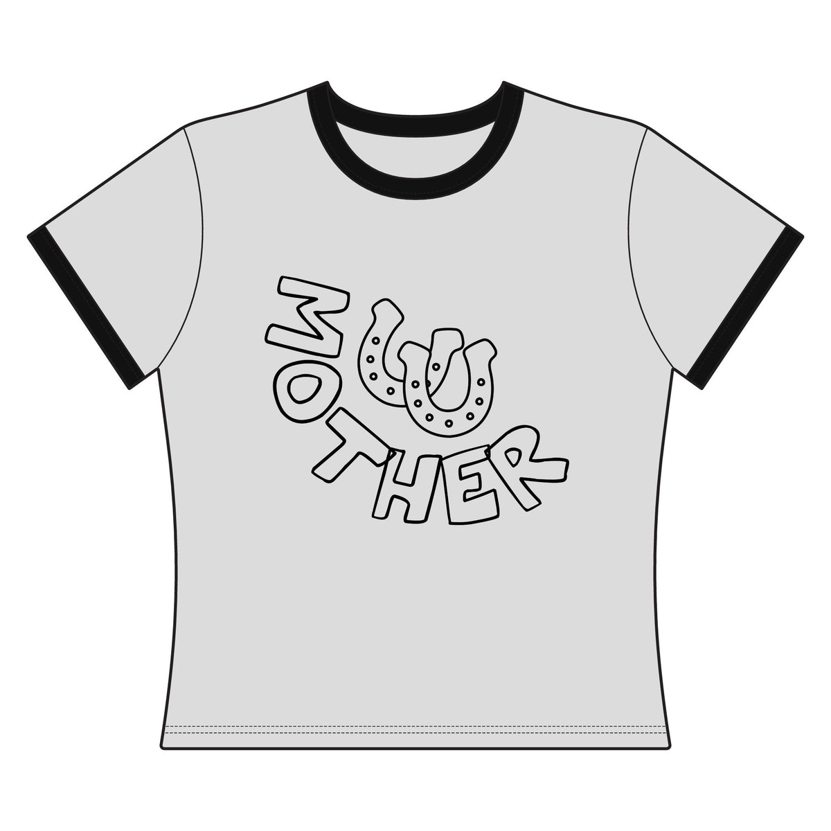 Mother Horseshoe Ringer Tee