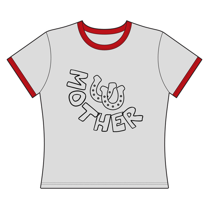 Mother Horseshoe Ringer Tee