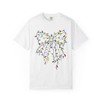 Christmas Lights Bow Tee