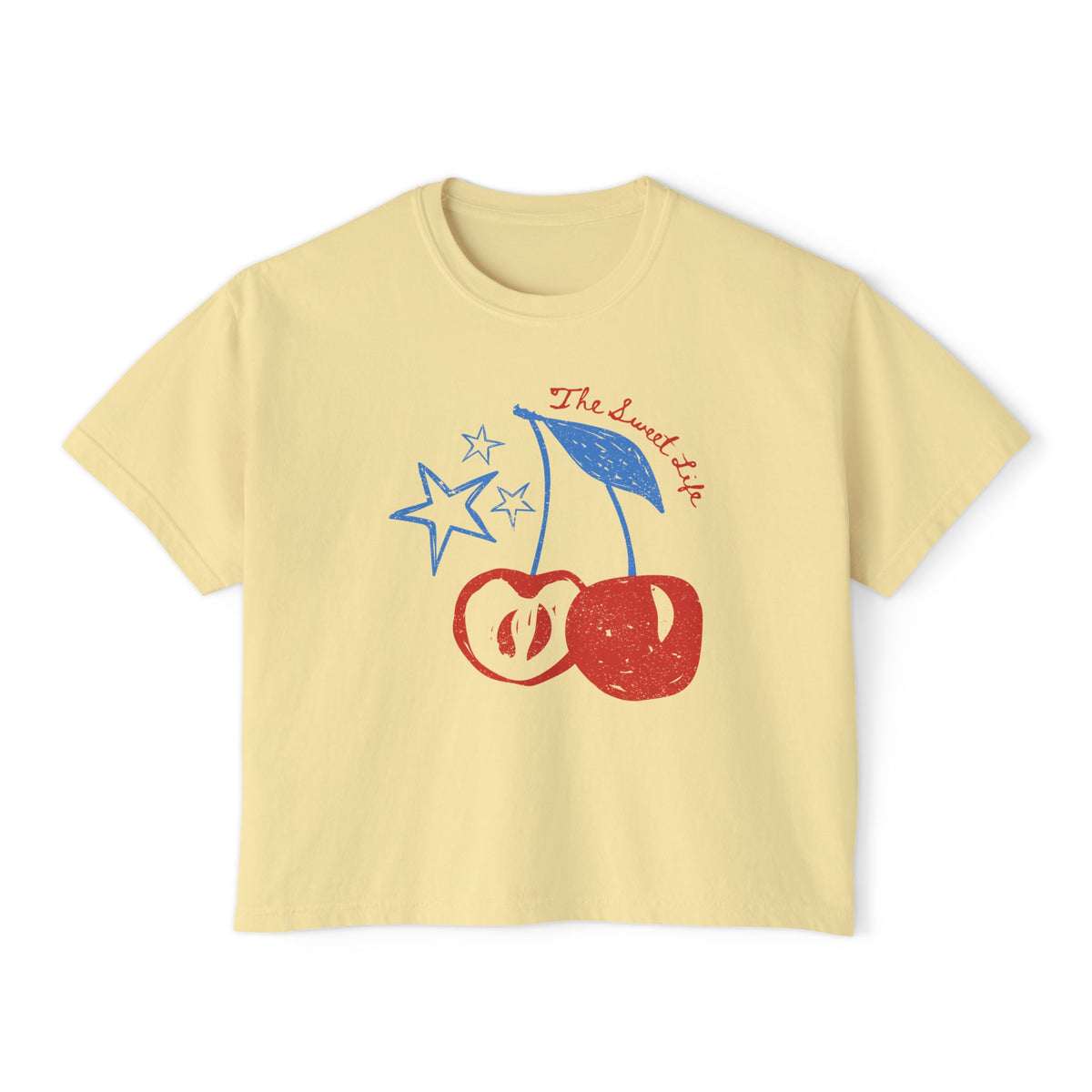 Cherry Apple Boxy Tee