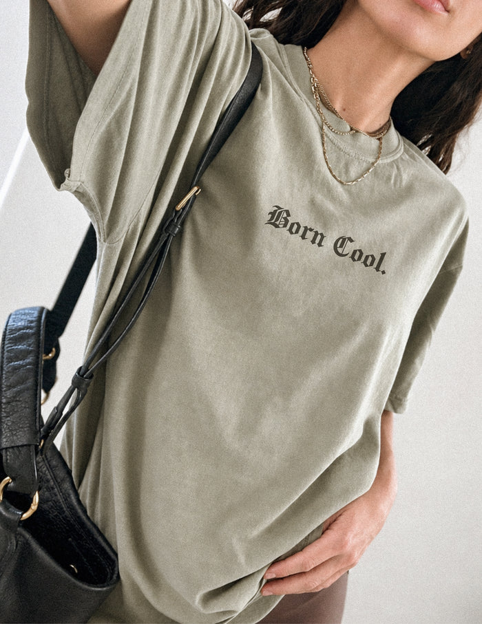 Born Cool Minimalist Graphic Tee
