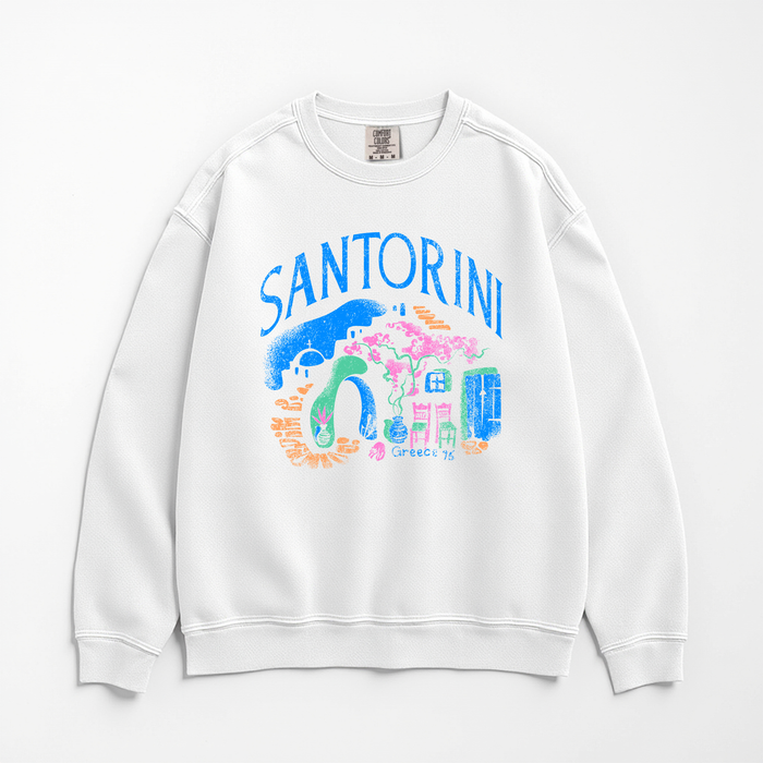 Santorini Travel Sweatshirt