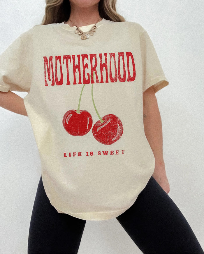 Motherhood Cherry Tee