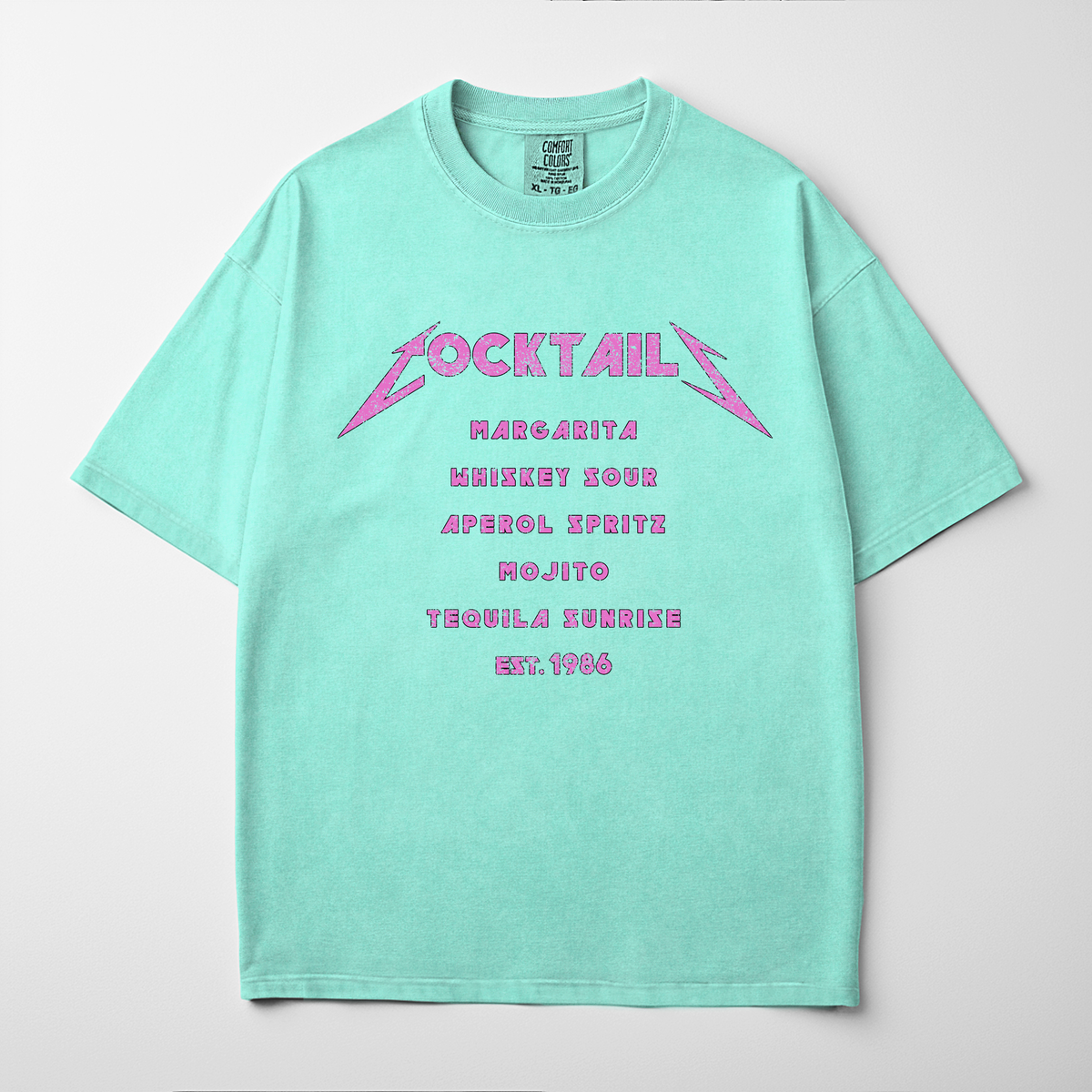 Cocktail List Tee