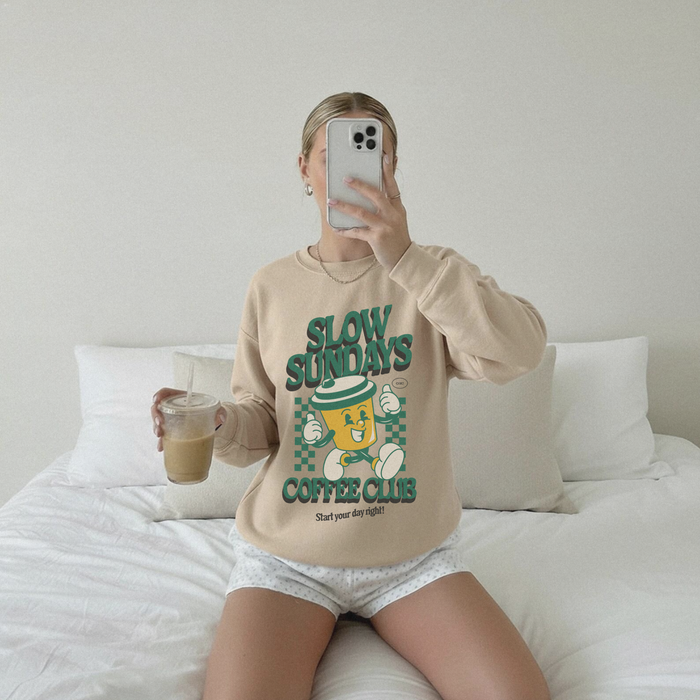 Slow Sundays Coffee Club Sweatshirt