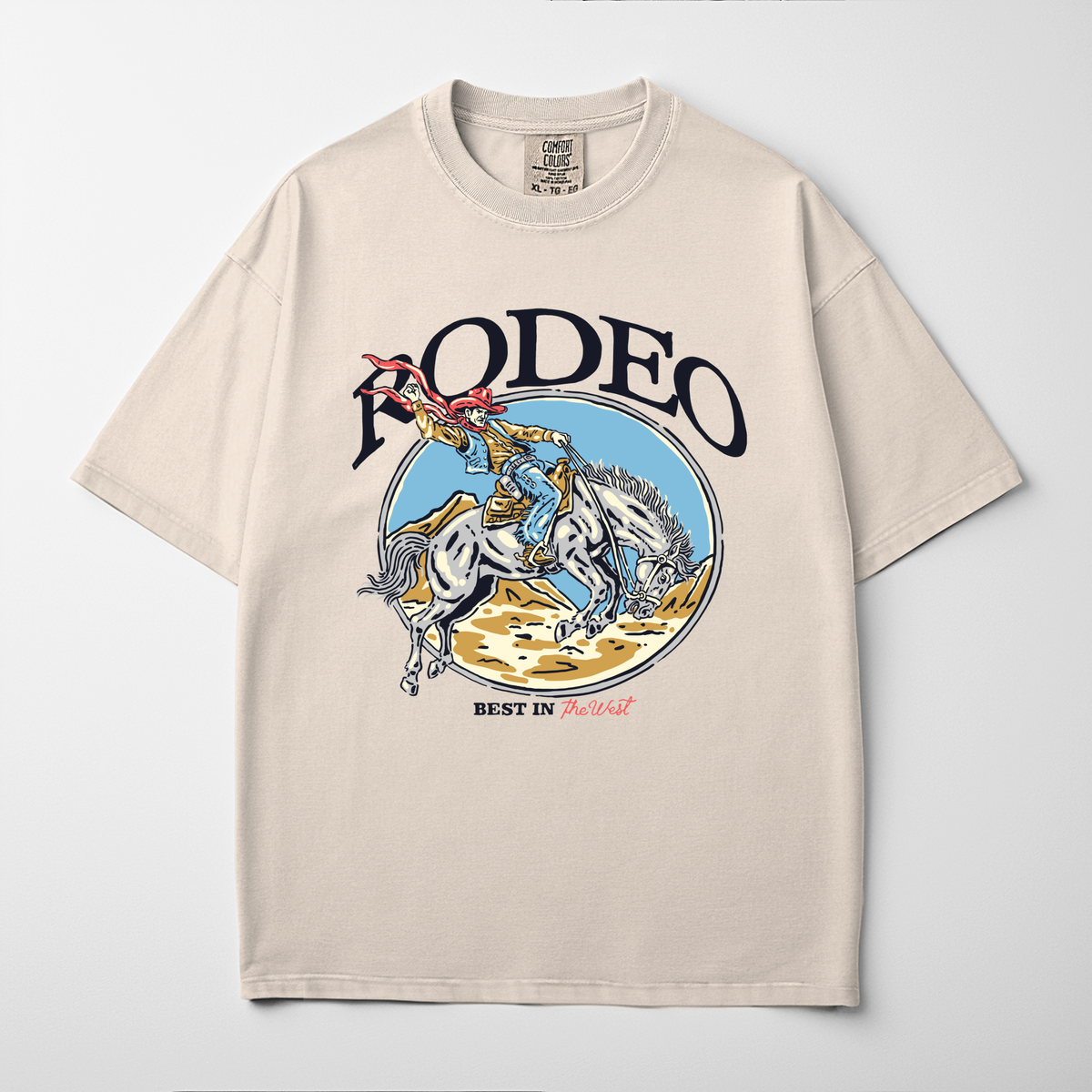 Rodeo Bucking Bronco Graphic Tee