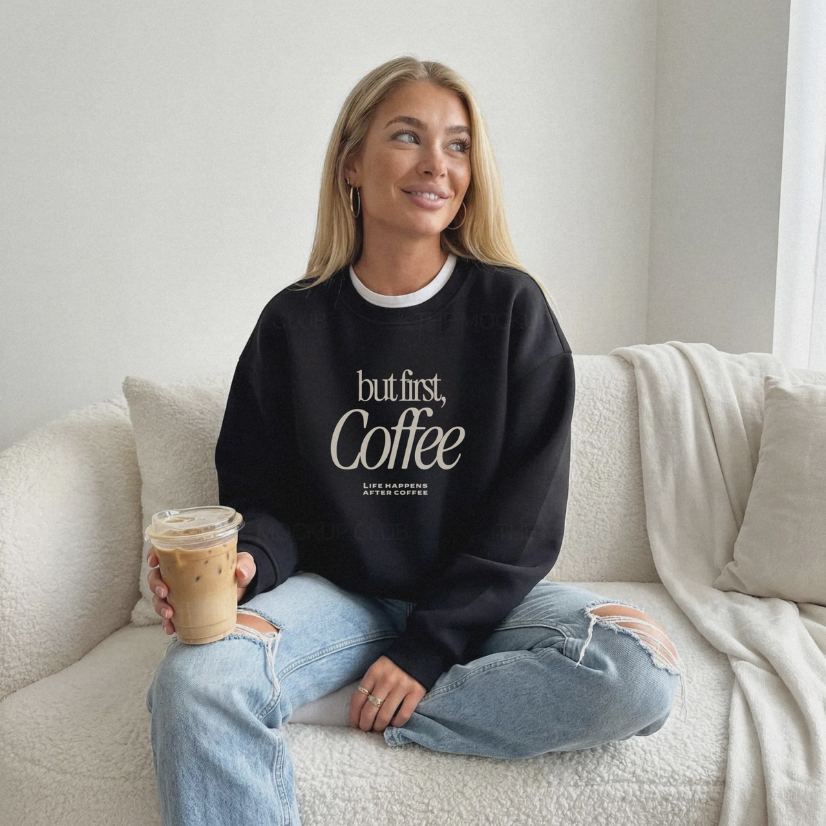 But First Coffee Sweatshirt