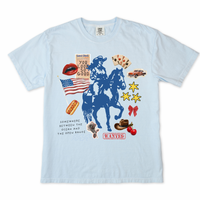 Summer Cowgirl Collage Tee