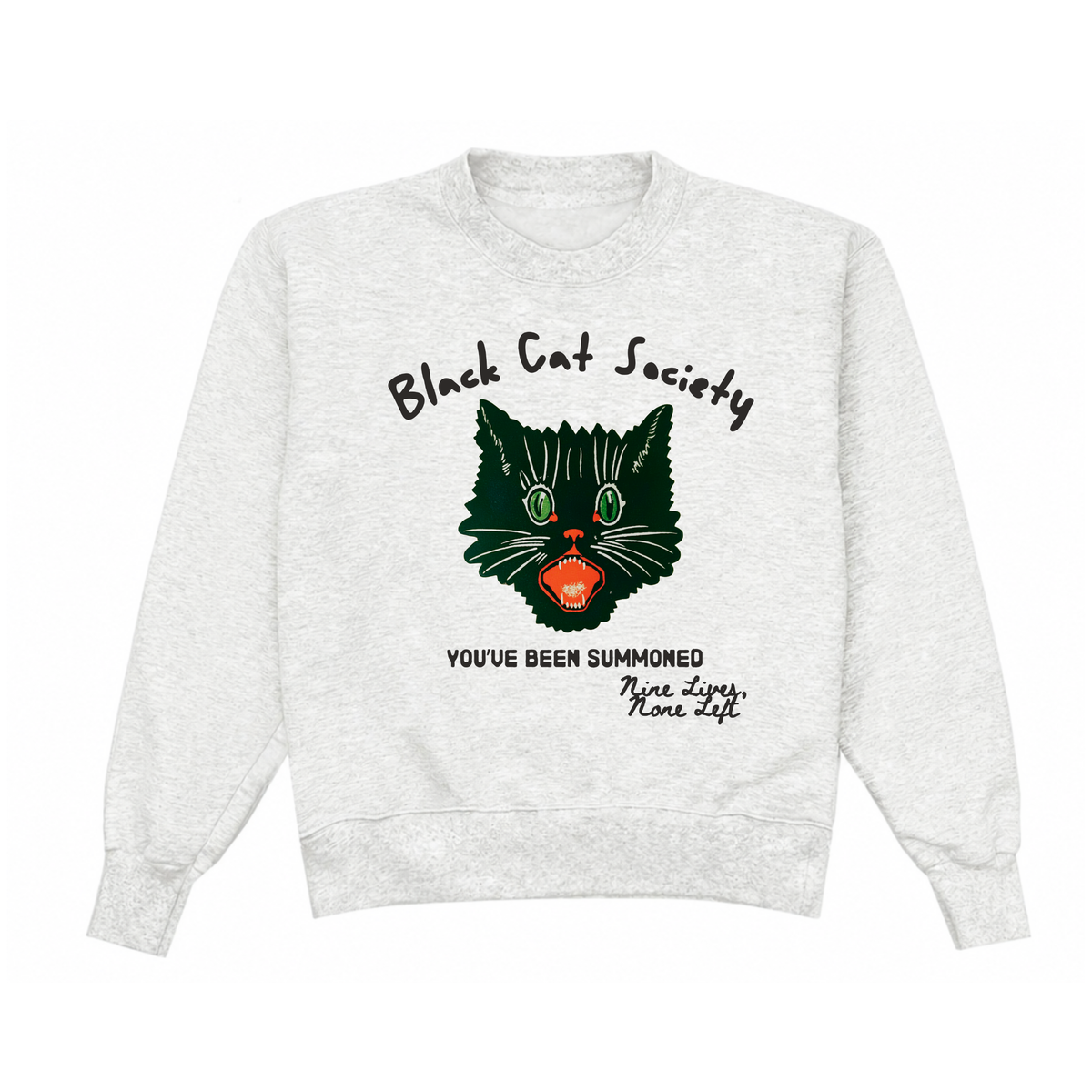 Black Cat Society Crewneck