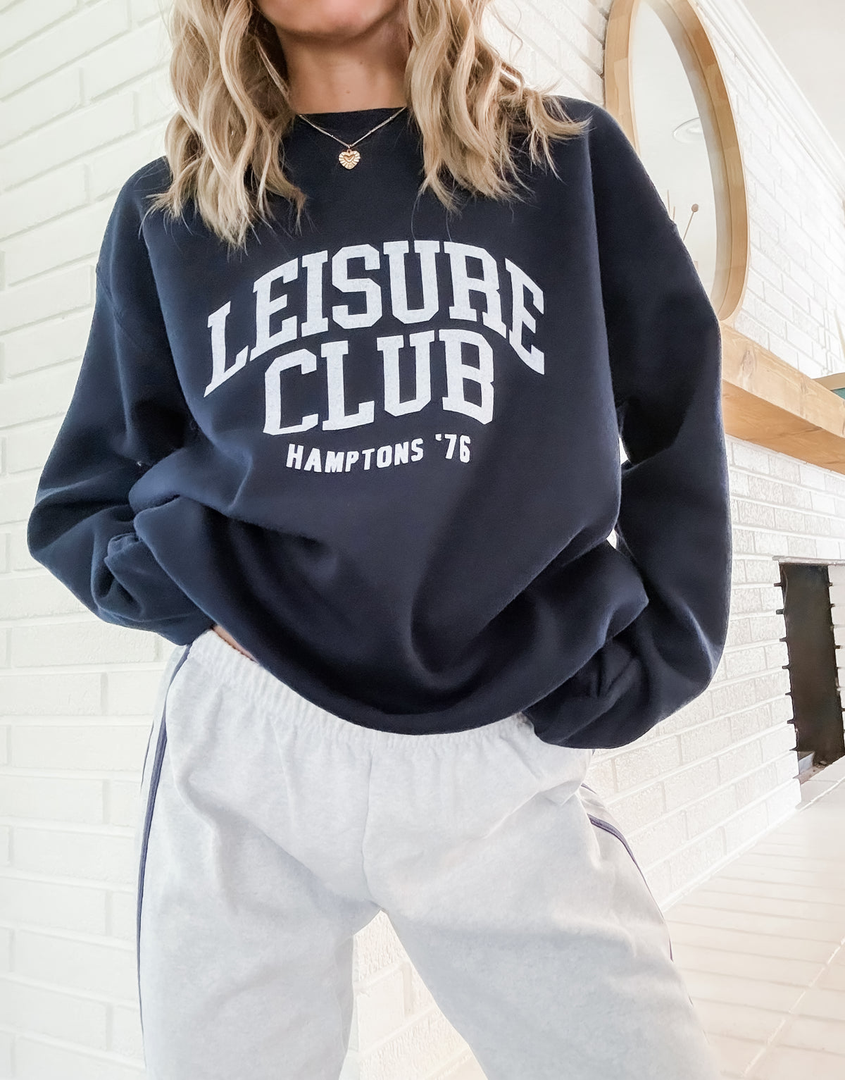 Leisure Club, Hamptons '76 Crewneck