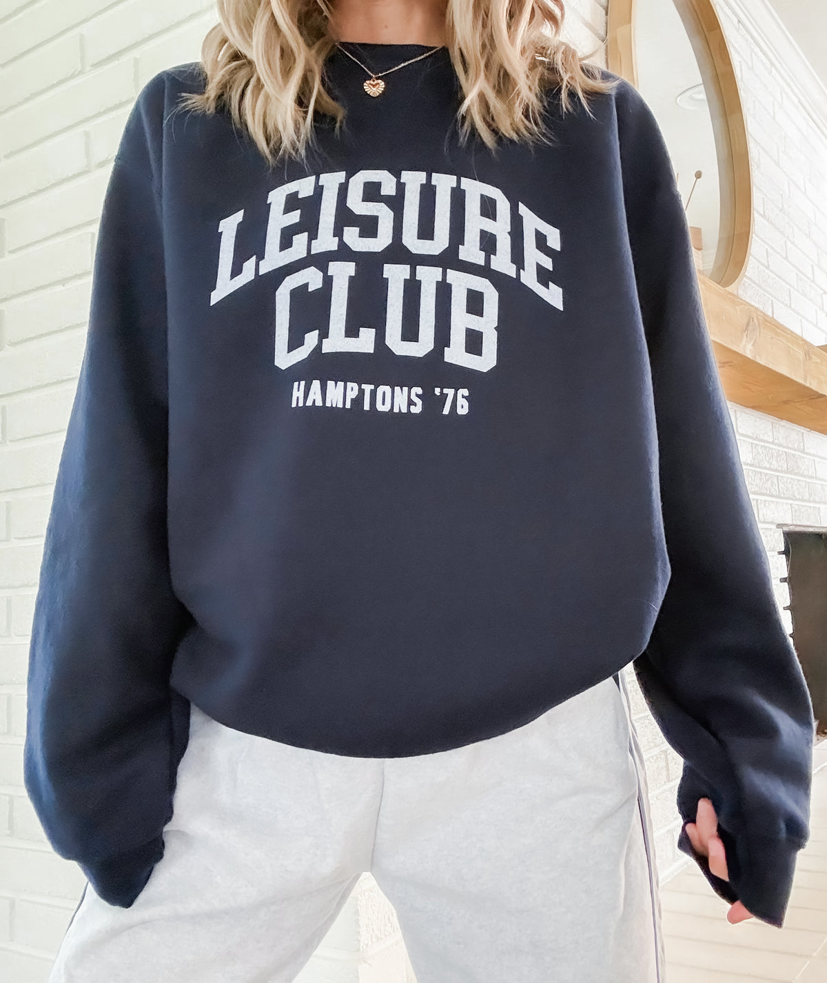 Leisure Club, Hamptons '76 Crewneck