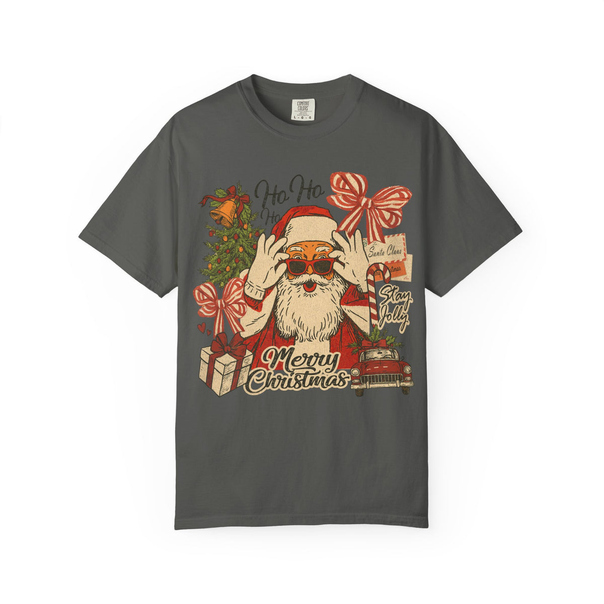 Vintage Santa Merry Christmas Tee