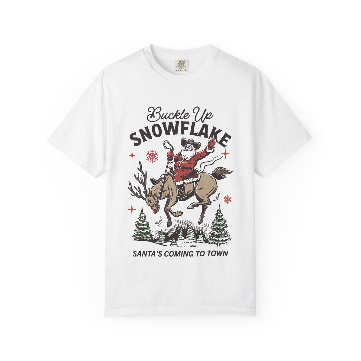 Buckle Up Snowflake Tee