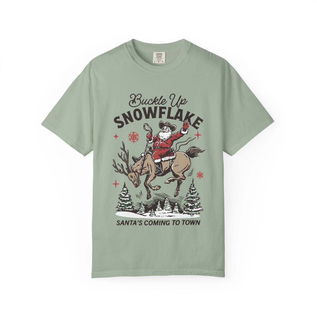 Buckle Up Snowflake Tee