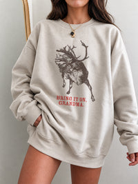Bring it on Grandma Holiday Sweatshirt