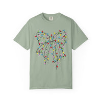 Christmas Lights Bow Tee
