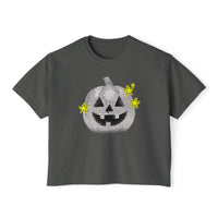 Pumpkin Disco Boxy Crop Tee