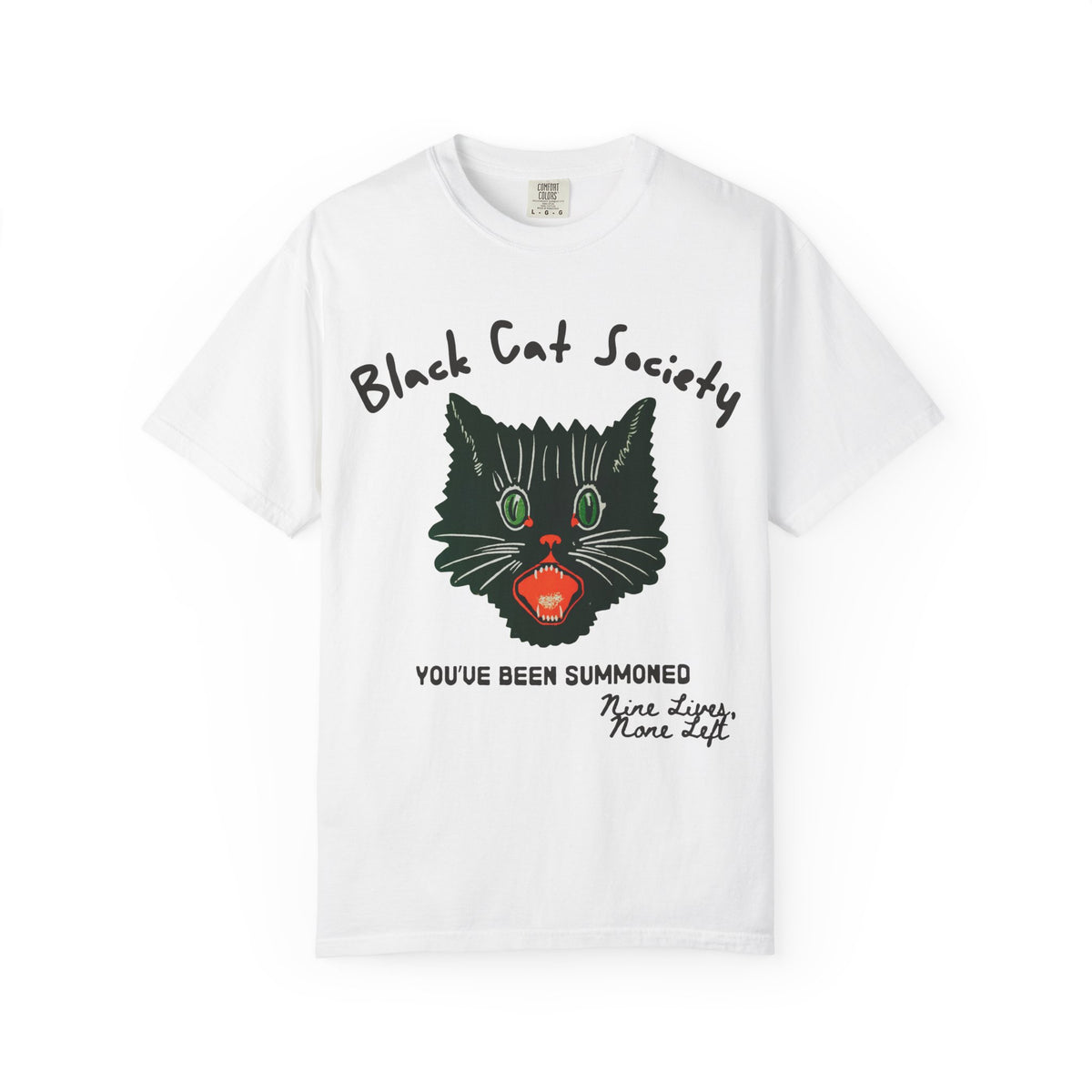 Black Cat Society Halloween Tee