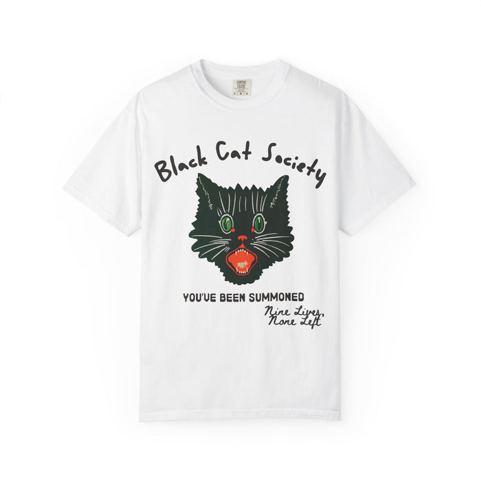 Black Cat Society Halloween Tee