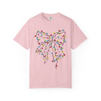 Christmas Lights Bow Tee