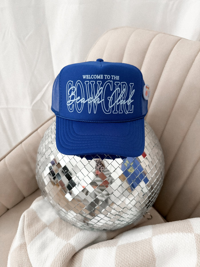 Cowgirl Beach Club Trucker Hat