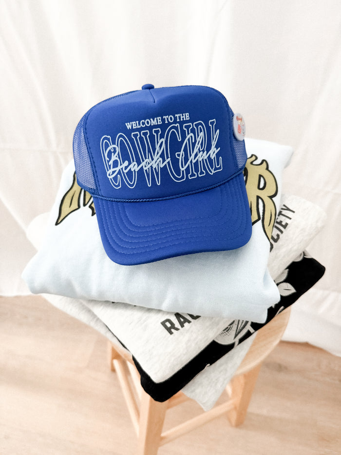 Cowgirl Beach Club Trucker Hat