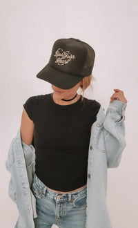 Bless Your Heart Trucker Hat - Black