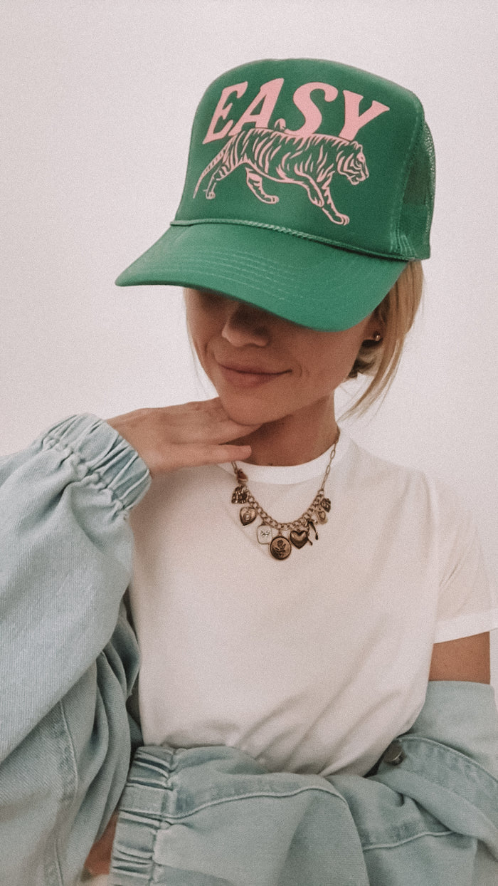 Easy Tiger Trucker Hat - Kelly Green