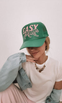 Easy Tiger Trucker Hat - Kelly Green