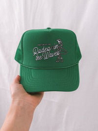 Rodeo in the Waves Trucker Hat - Kelly Green