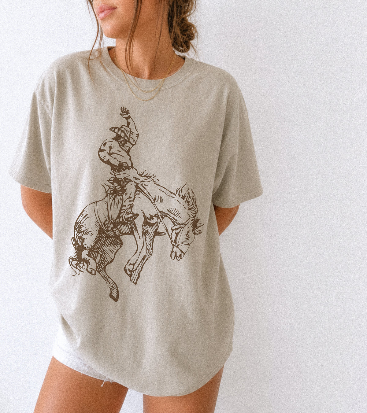 Buckin' Bronco Rodeo Cowboy Tee
