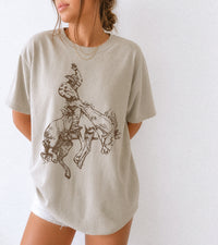 Buckin' Bronco Rodeo Cowboy Tee