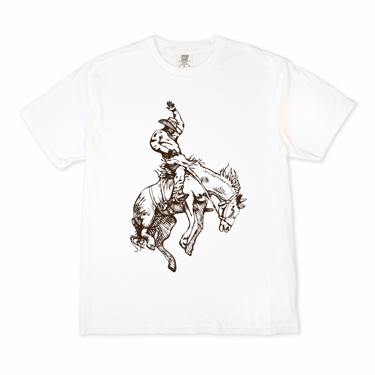 Buckin' Bronco Rodeo Cowboy Tee