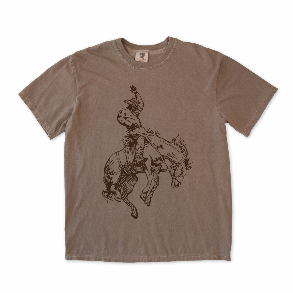 Buckin' Bronco Rodeo Cowboy Tee