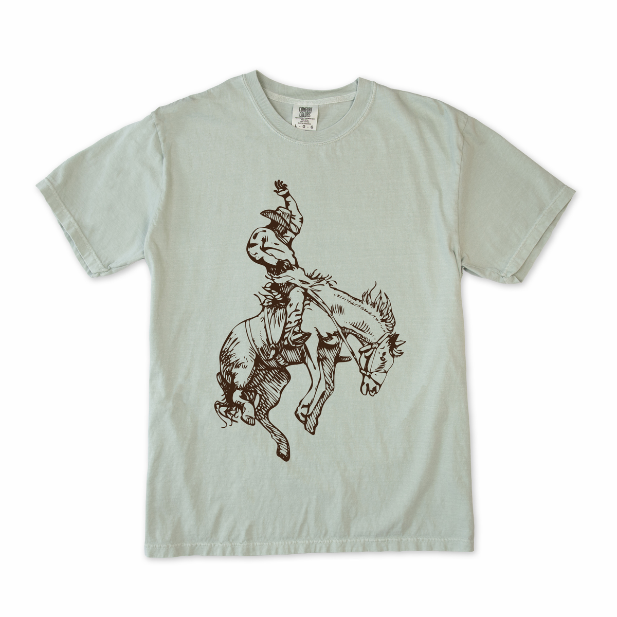 Buckin' Bronco Rodeo Cowboy Tee
