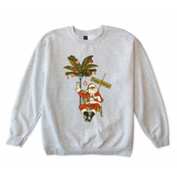 Happy Holidays Santa Palm Sweatshirt