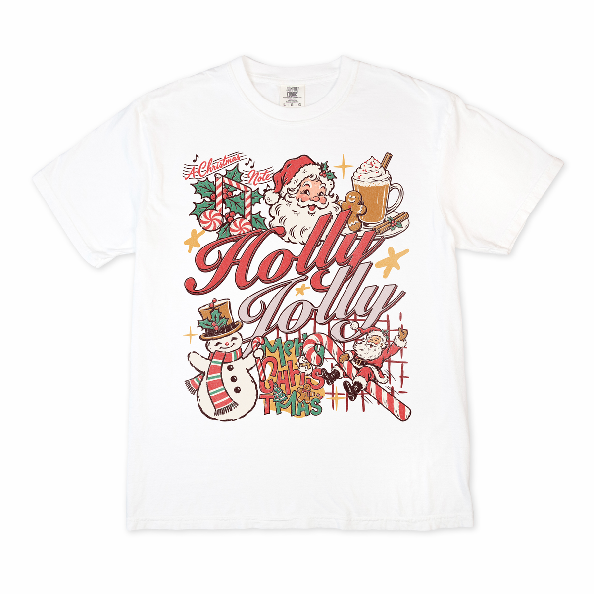 Holly Jolly Collage Tee