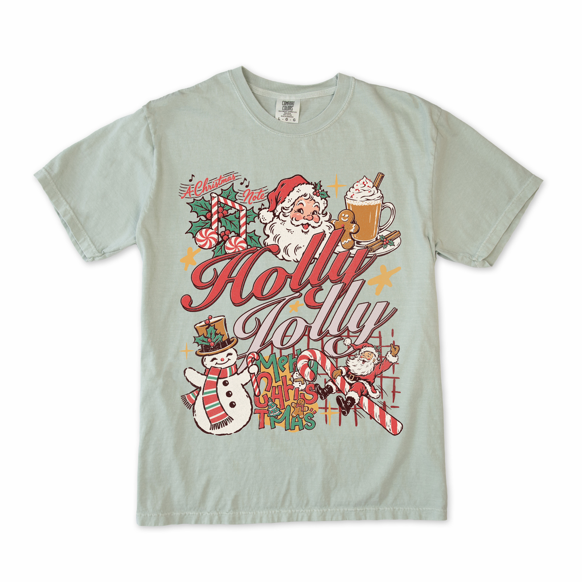 Holly Jolly Collage Tee