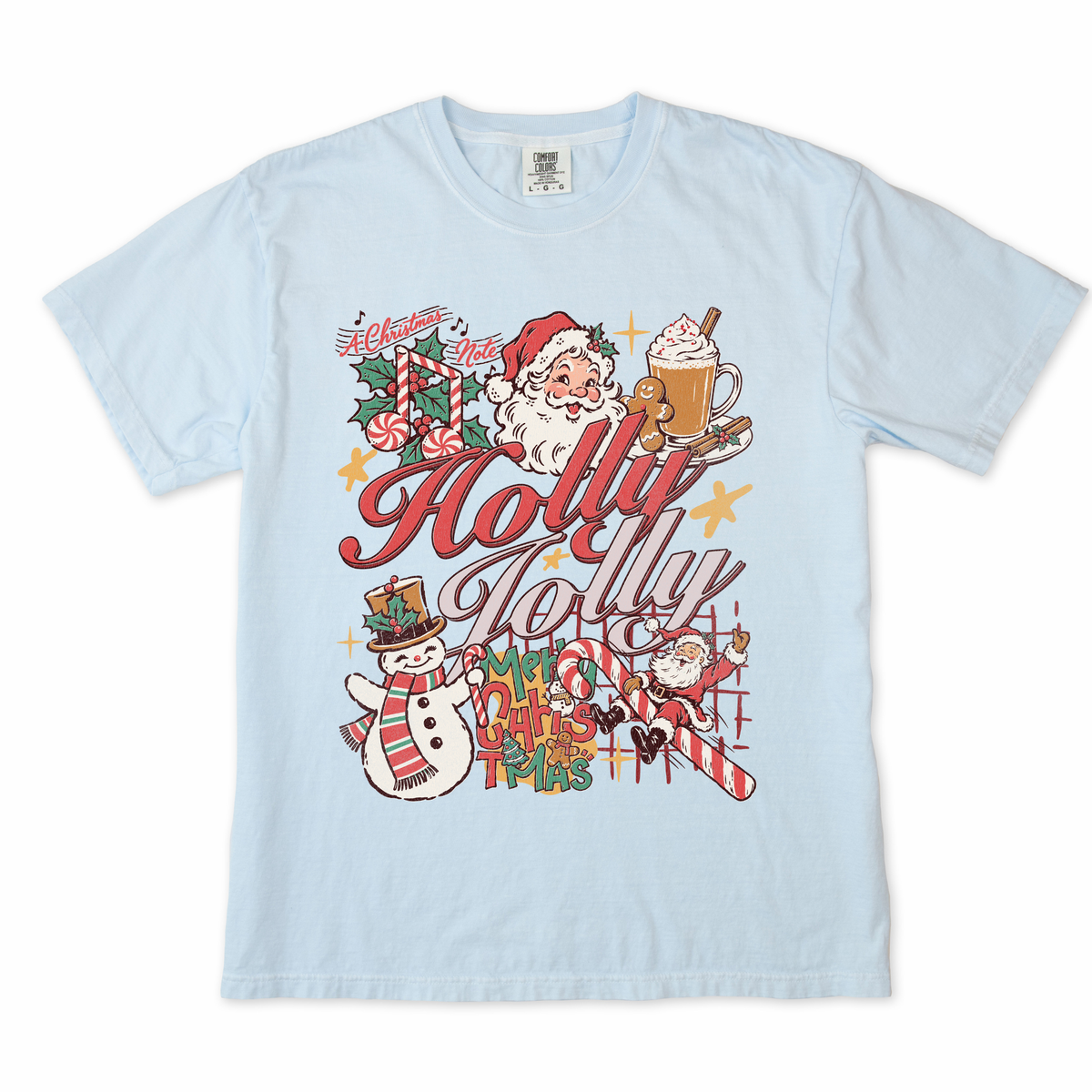 Holly Jolly Collage Tee
