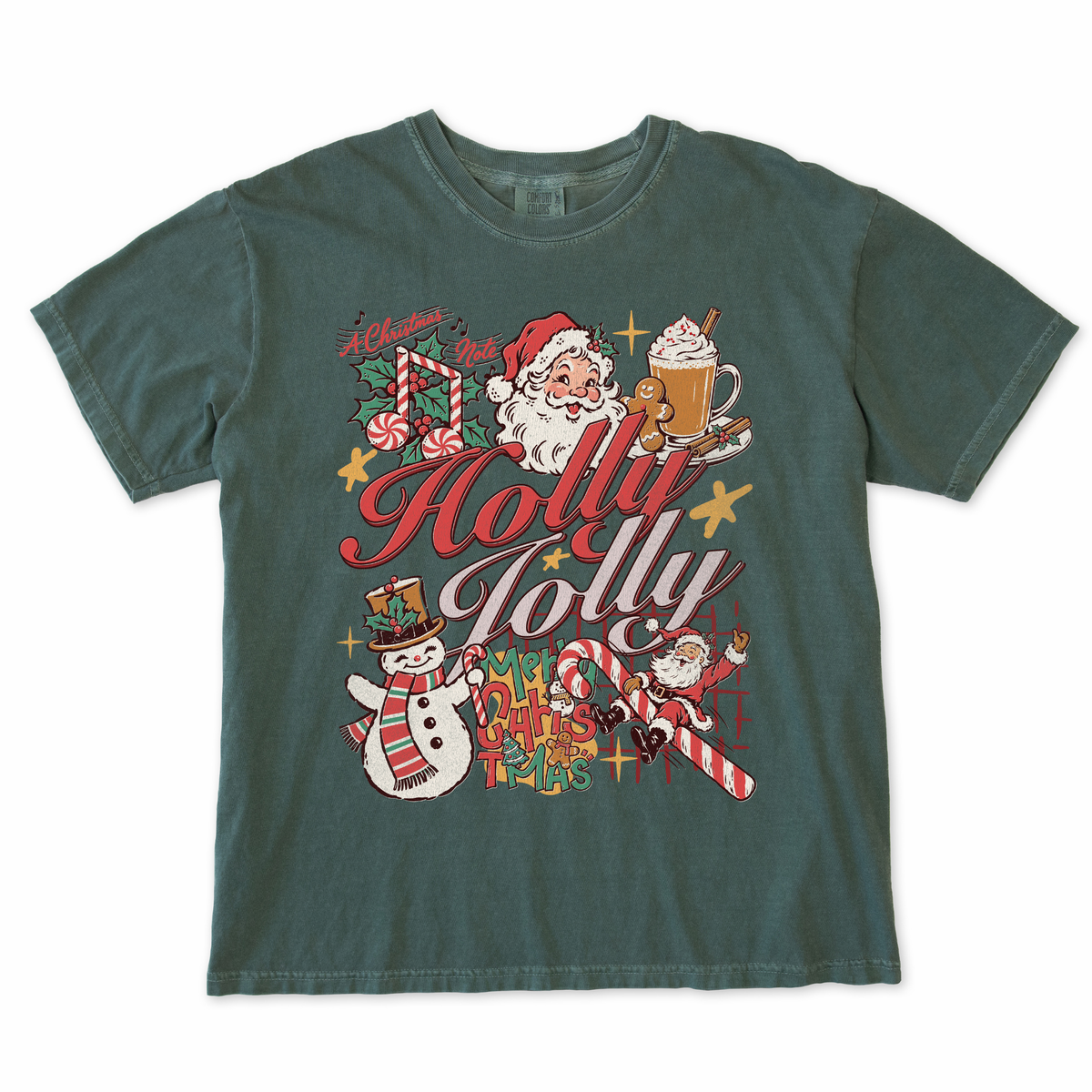 Holly Jolly Collage Tee