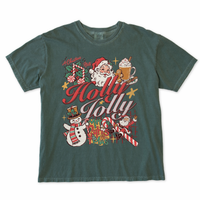 Holly Jolly Collage Tee