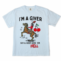 Give em Hell Cowgirl Tee