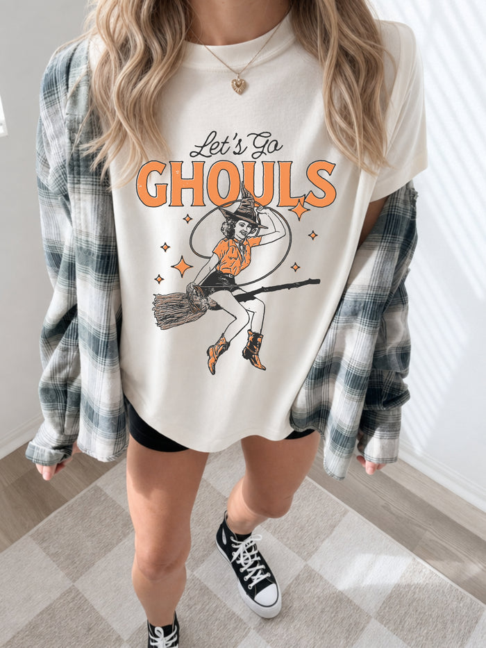 Let's Go Ghouls Witch Tee