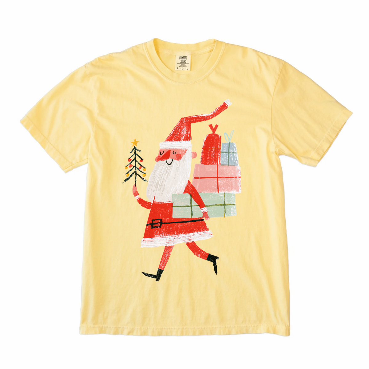 Whimsical Santa Tee