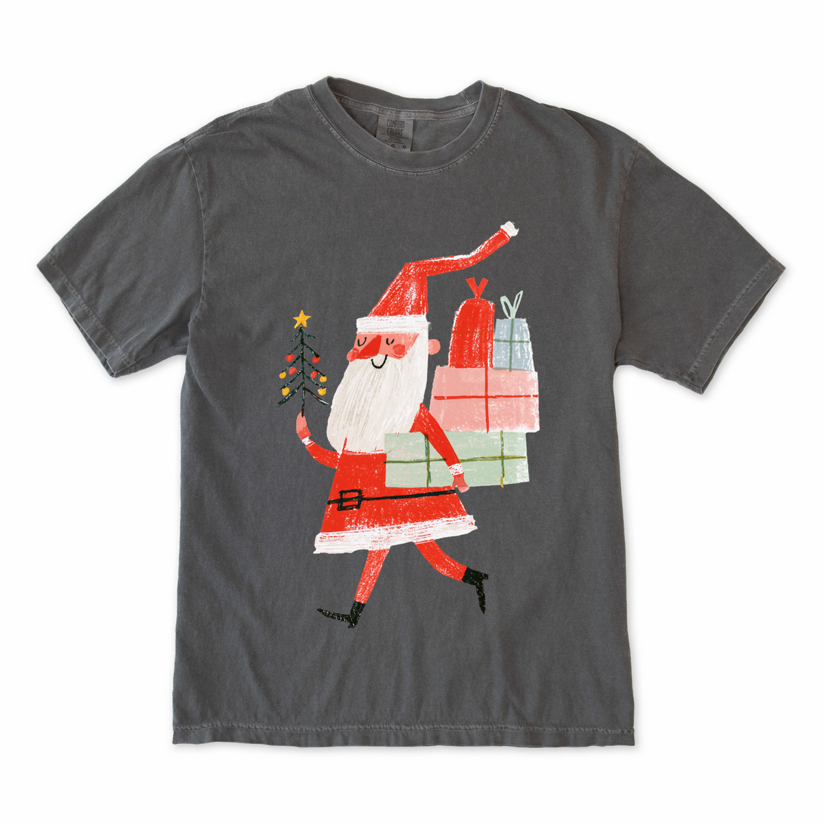 Whimsical Santa Tee