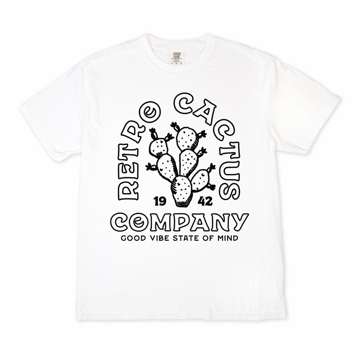 Retro Cactus Company Tee